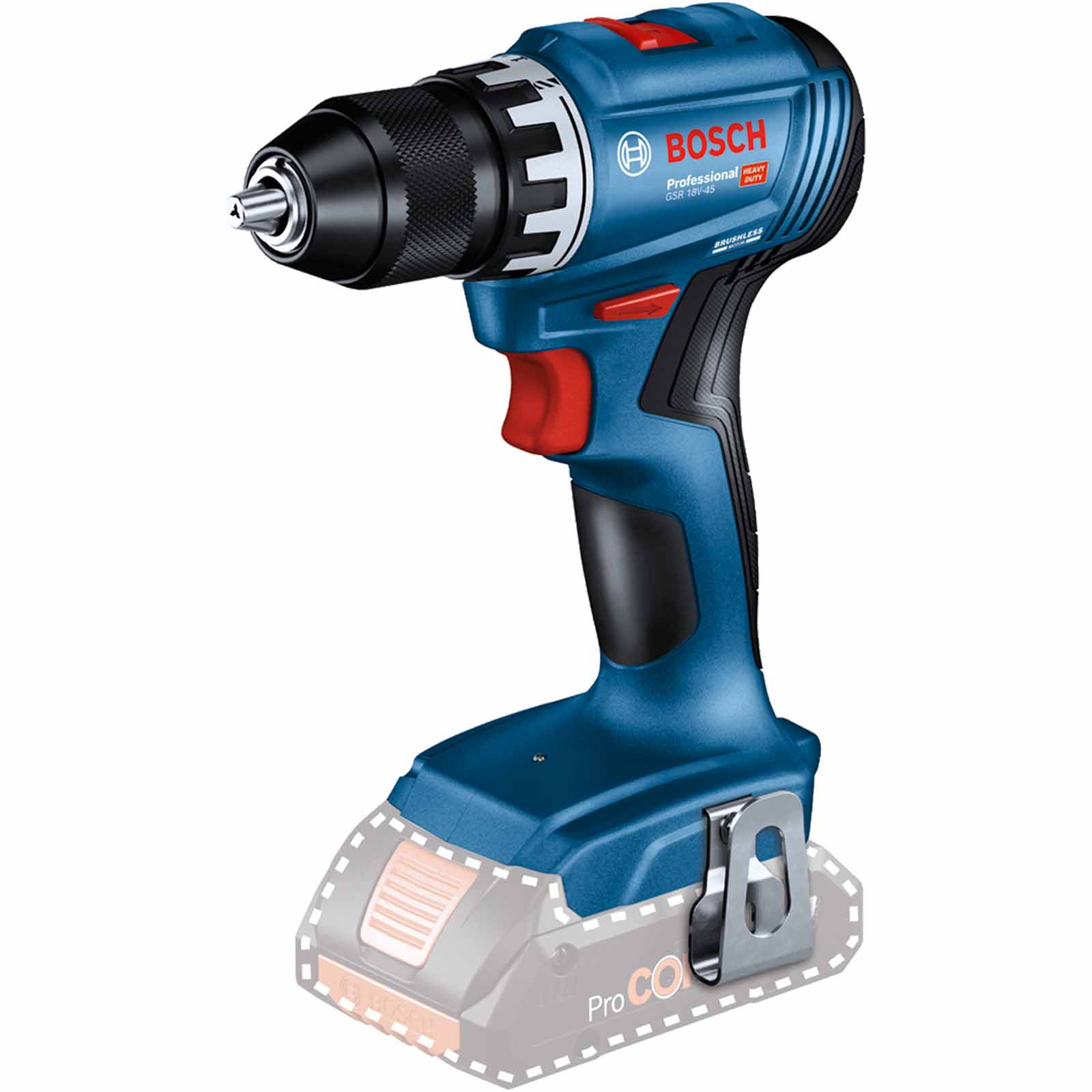 Bosch GSR 18V-45 18v Cordless Brushless Drill Driver No Batteries No Charger No Case | Compare The Build