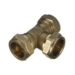 Primaflow Brass Compression Equal Tee - 28mm Price Comparisons | Compare The Build