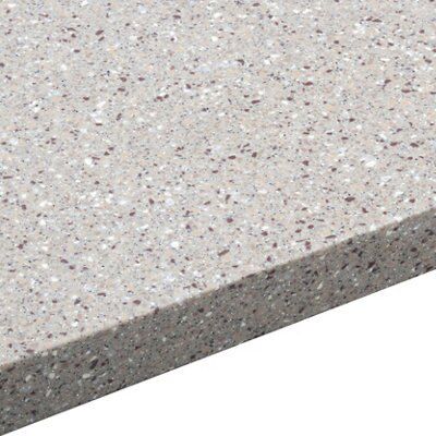 34mm Coffee Brown Stone Effect Earthstone Round Edge Kitchen Worktop, (L)3000mm | Compare The Build