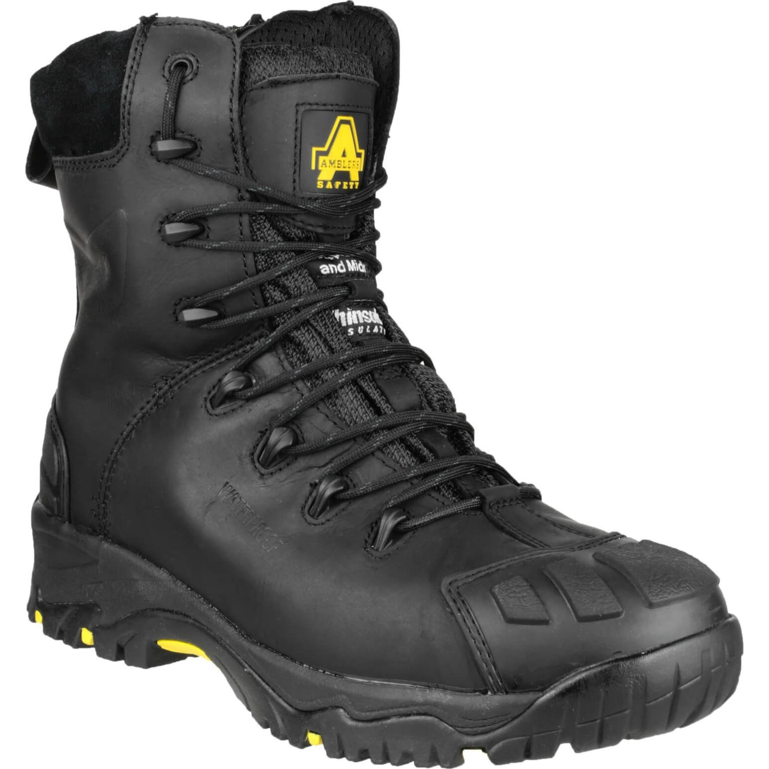 Amblers Safety FS999 Hi Leg Composite Safety Boots Black Size 10.5 Price Comparisons | Compare The Build