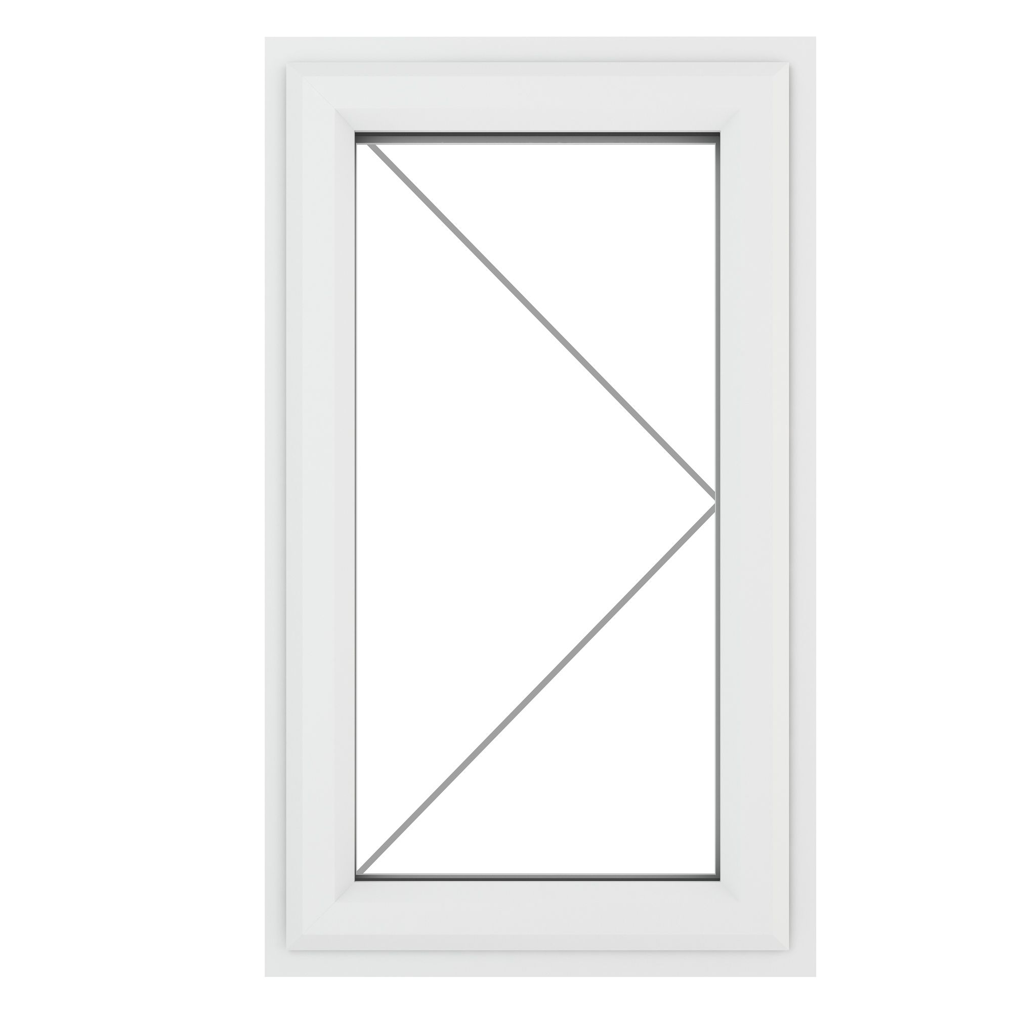 GoodHome Clear Double Glazed White Upvc Right-Handed Window, (H)1190mm (W)610mm Price Comparisons | Compare The Build