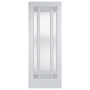 LPD Internal Manhattan 9 Lite Primed White Solid Core Door - 686 x 1981mm Price Comparisons | Compare The Build
