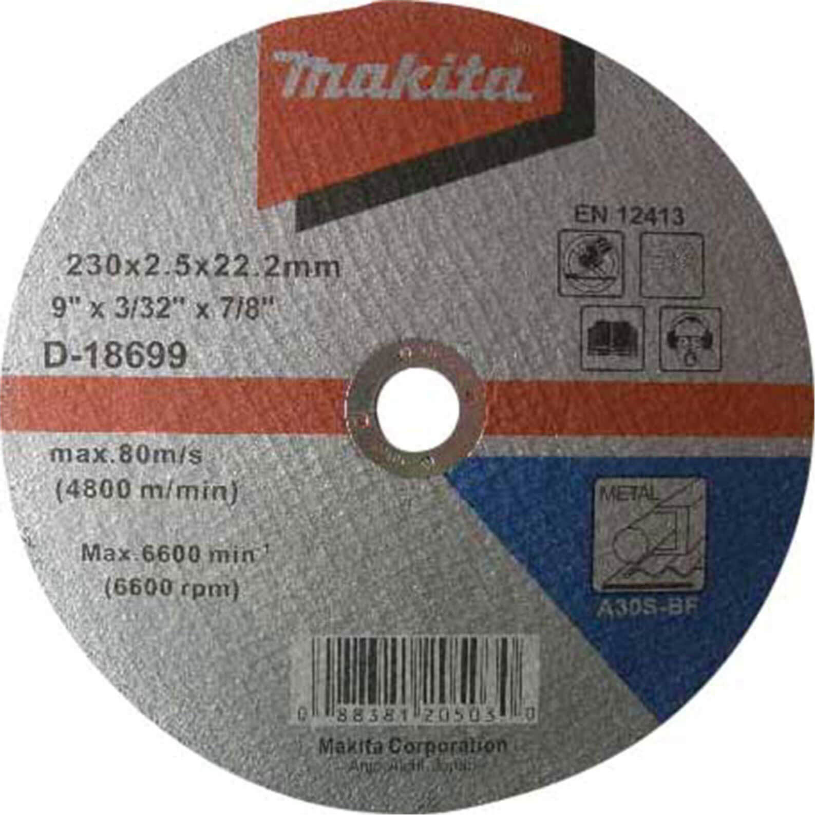 Makita A41 Flat Metal Cutting Disc 100mm | Compare The Build