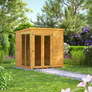 Power Sheds 6 x 6ft Pent Shiplap Dip Treated Summerhouse Price Comparisons | Compare The Build