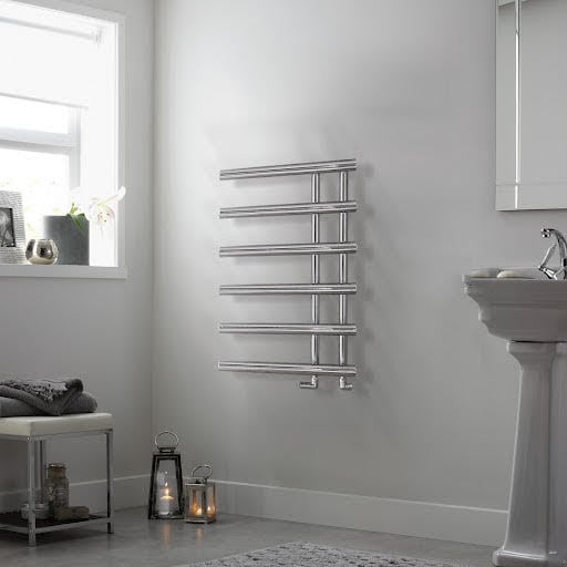 Towelrads Mayfair Heated Towel Rail - Chrome 795 x 500mm | Compare The Build