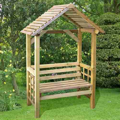 Pantheon Athena Wooden Garden Arbour Price Comparisons | Compare The Build