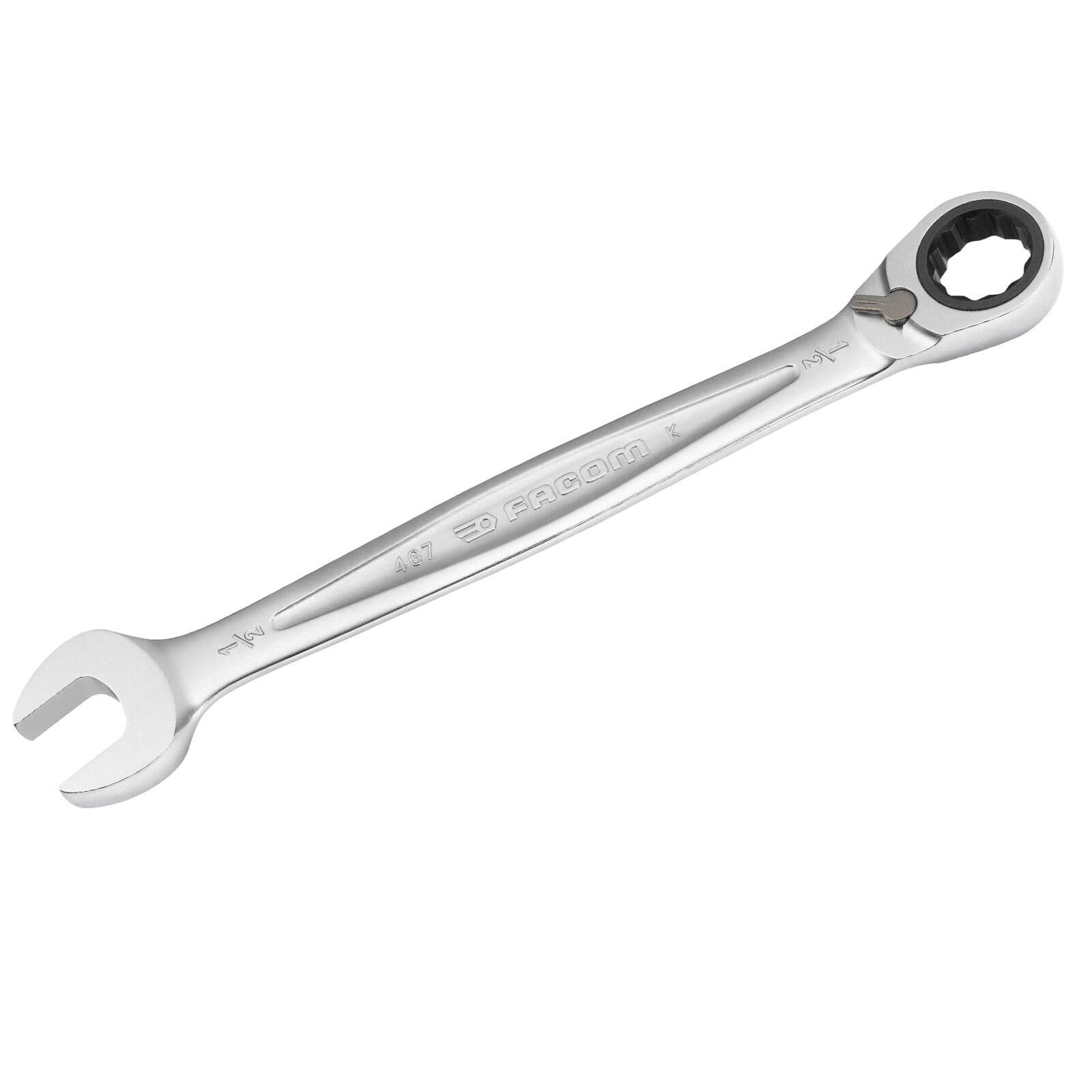 Facom 467 Ratchet Combination Spanner Imperial 7/16" | Compare The Build