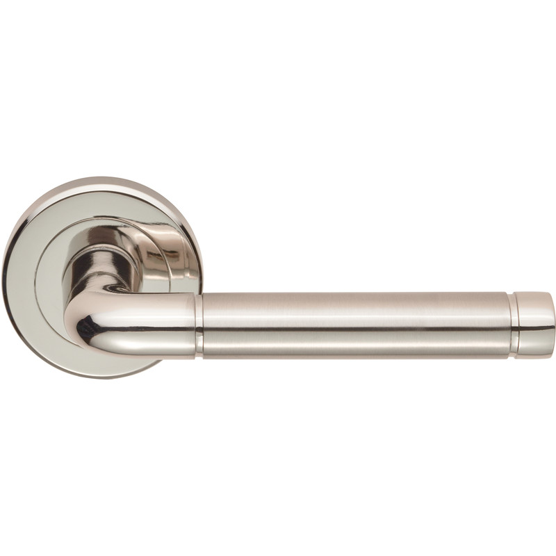 Serozzetta Quaranta Lever On Round Rose Polished & Satin (Pair) in Nickel | Compare The Build