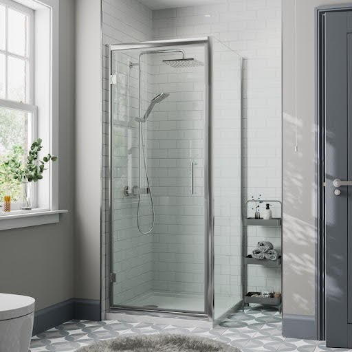 Diamond Hinged Shower Enclosure 900 x 900mm - 8mm Price Comparisons | Compare The Build