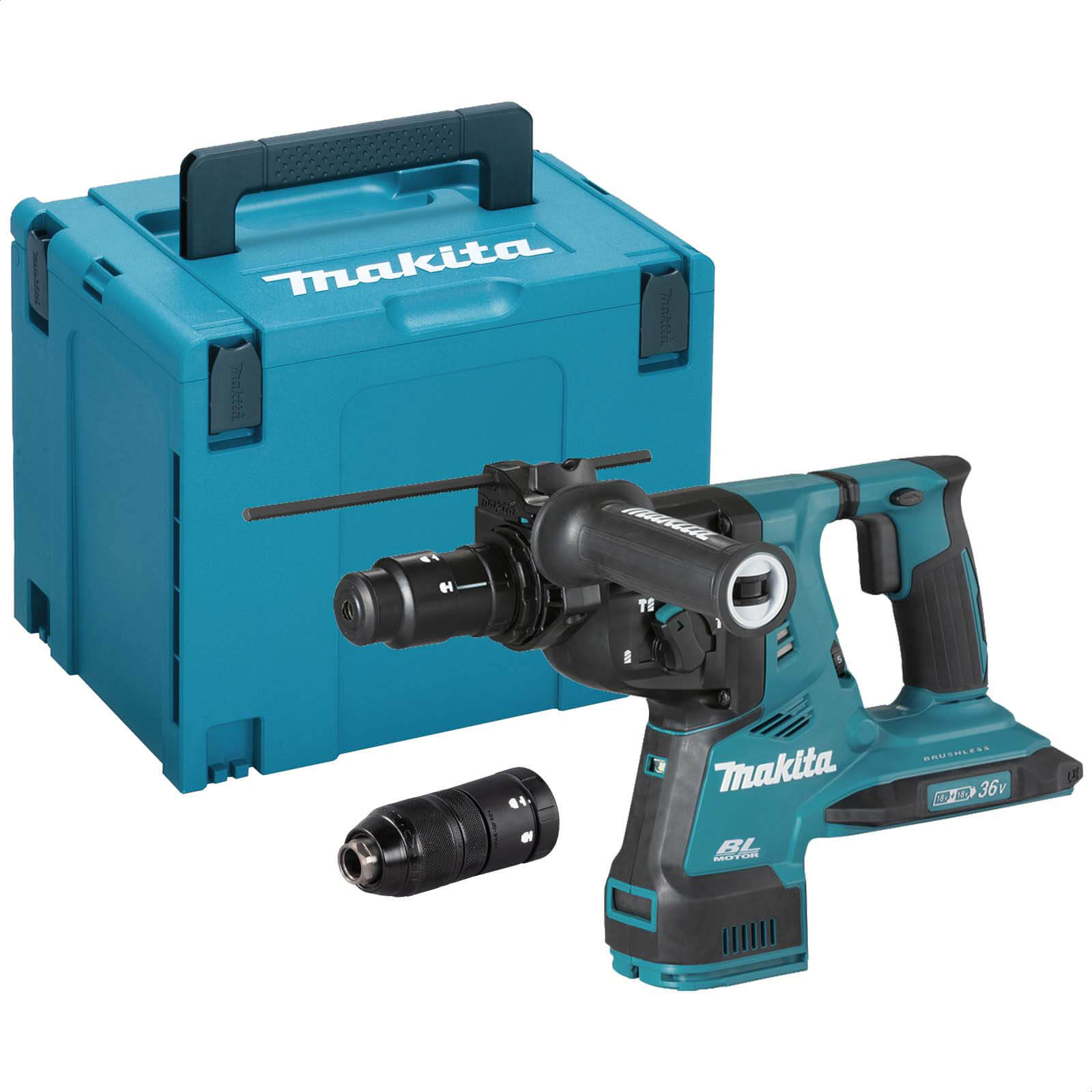 Makita DHR281 Twin 18v LXT Cordless Brushless SDS Hammer Drill No Batteries No Charger Case Price Comparisons | Compare The Build