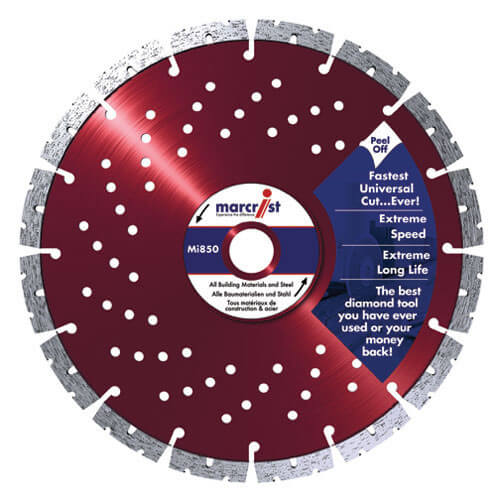 Marcrist MI850 Fast Cutting Universal Diamond Disc 300mm 25.4mm | Compare The Build