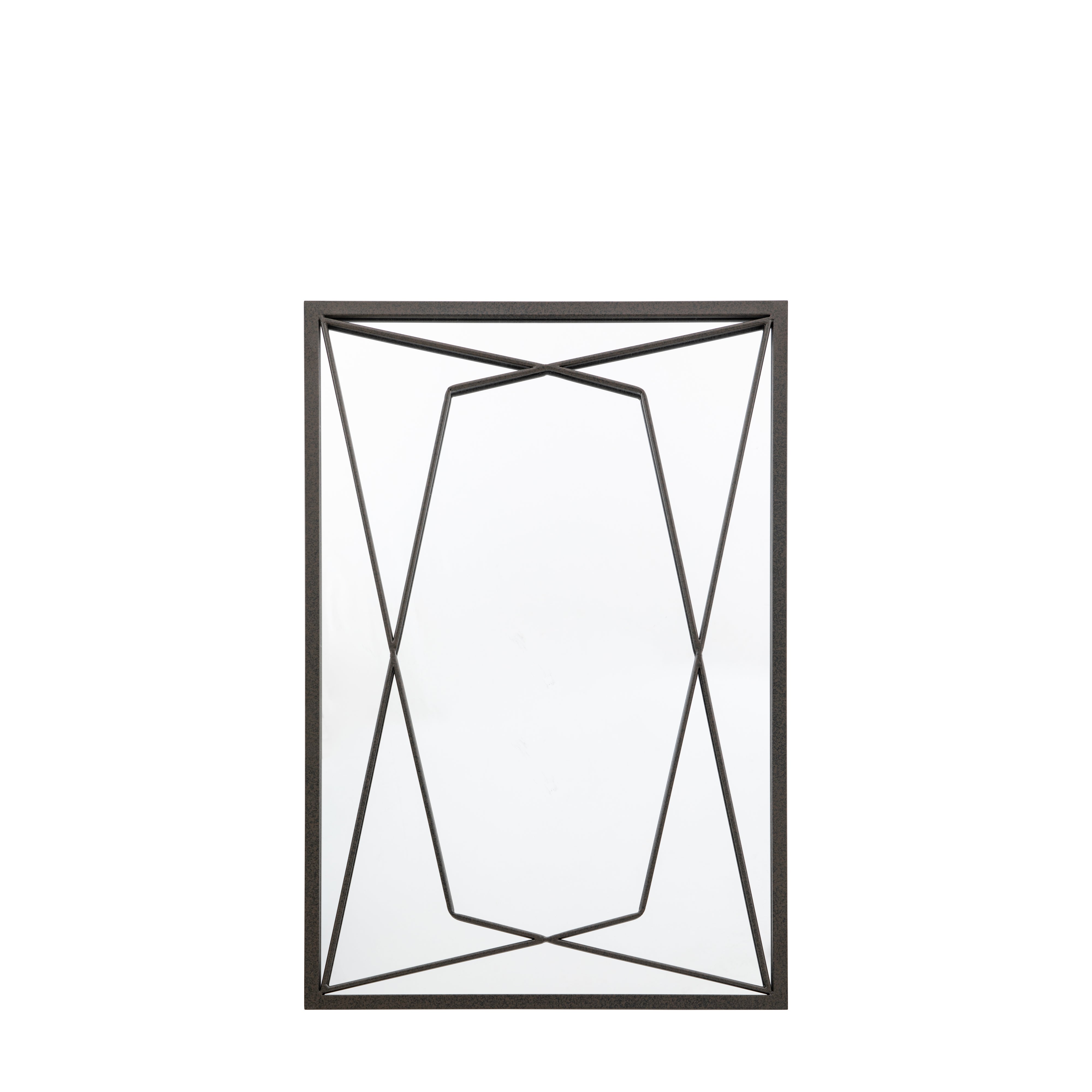 Filey Rectangle Wall Mirror Black Price Comparisons | Compare The Build