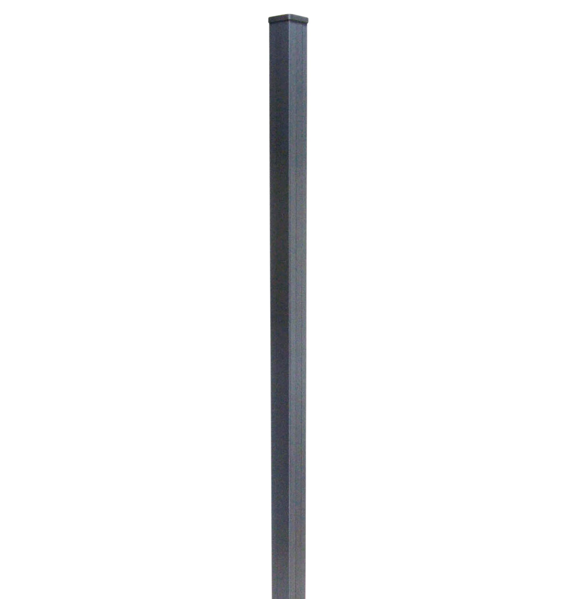 GoodHome Neva Aluminium Taupe Square Fence Post (H)1.39M (W)70mm | Compare The Build