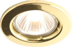 KnightsBridge GU10 50W Recessed Fixed Downlight - Brass Price Comparisons | Compare The Build