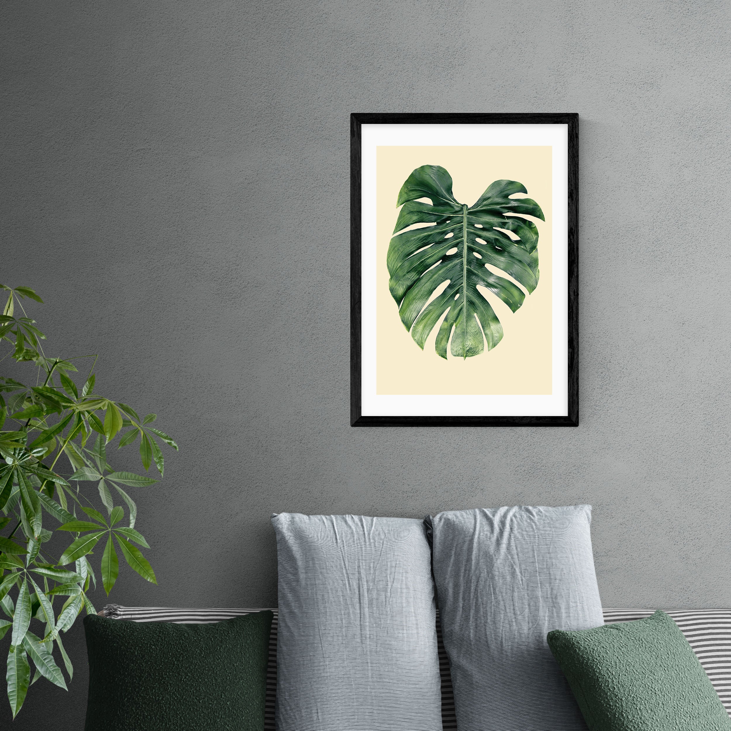 East End Prints Monstera Leaf Print Green Price Comparisons | Compare The Build