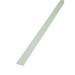 Rothley Flat Bar - White PVC - 15.5 x 2.0 x 1000mm | Compare The Build