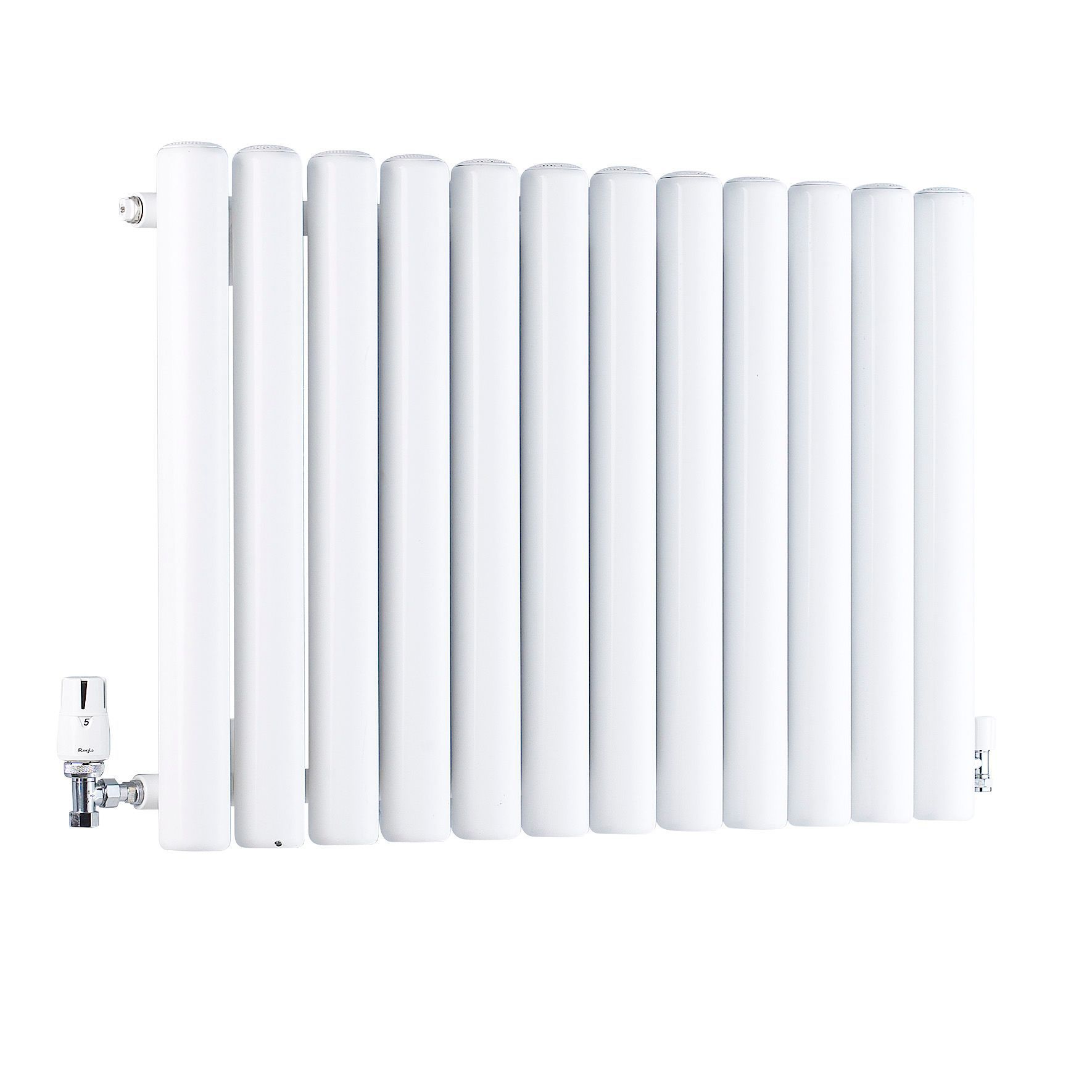 Ximax Vulkan White Horizontal Designer Radiator, (W)885mm X (H)600mm Price Comparisons | Compare The Build