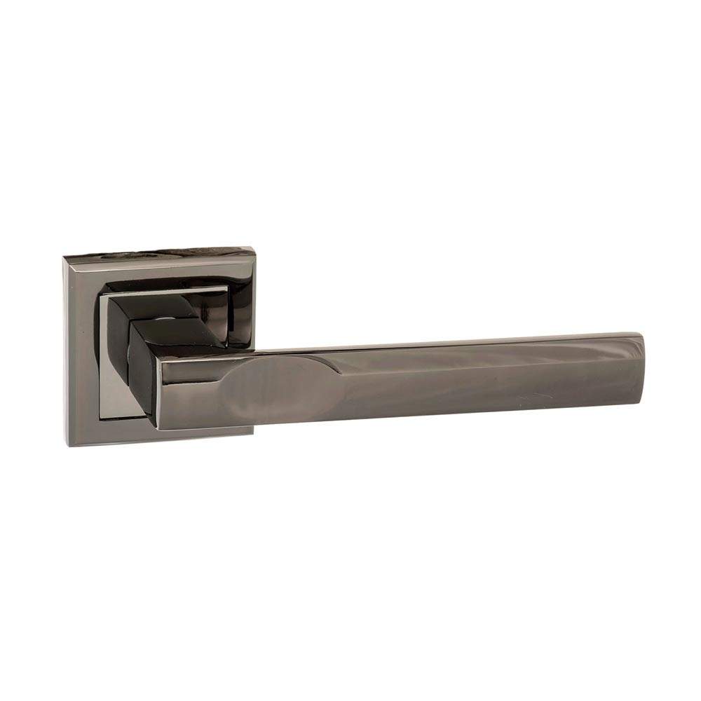 Atlantic STATUS Kansas Lever on Square Rose - Black Nickel Atlantic UK S24SBN | Compare The Build