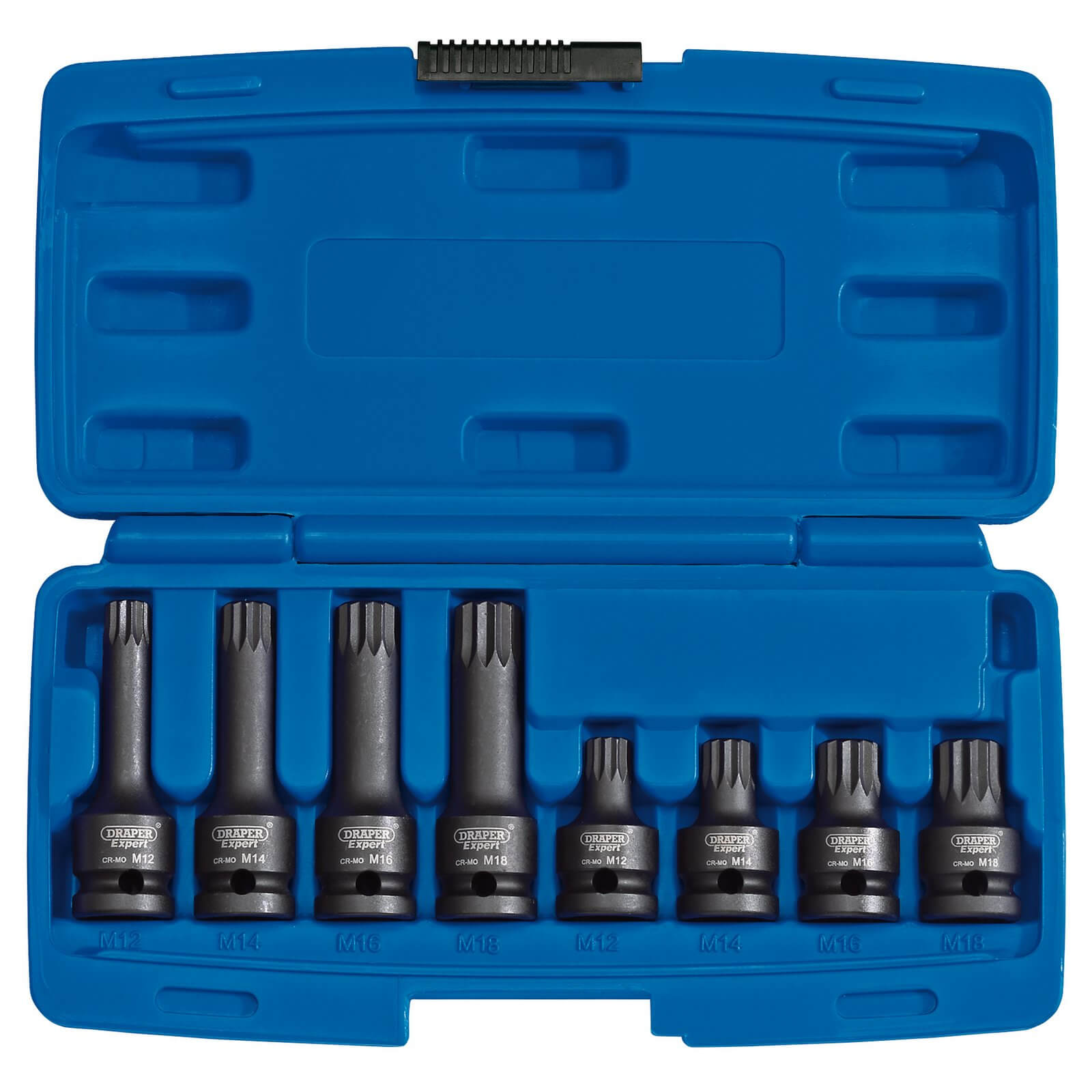 Draper 8 Piece 1/2" Drive Tamper Proof Impact Spline Socket Bit Set 1/2" Price Comparisons | Compare The Build