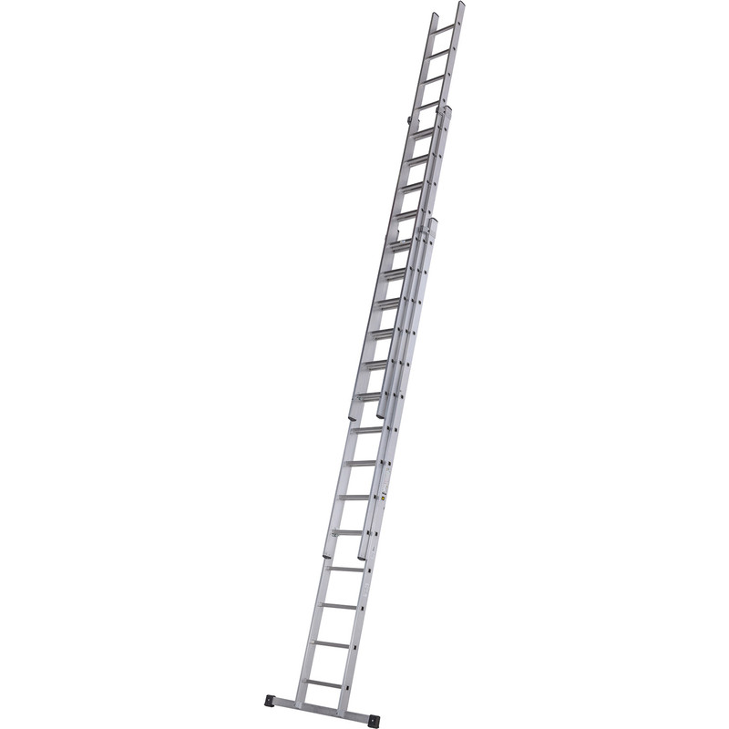 Youngman 3 Section Trade Extension Ladder 4.14m Aluminium | Compare The Build