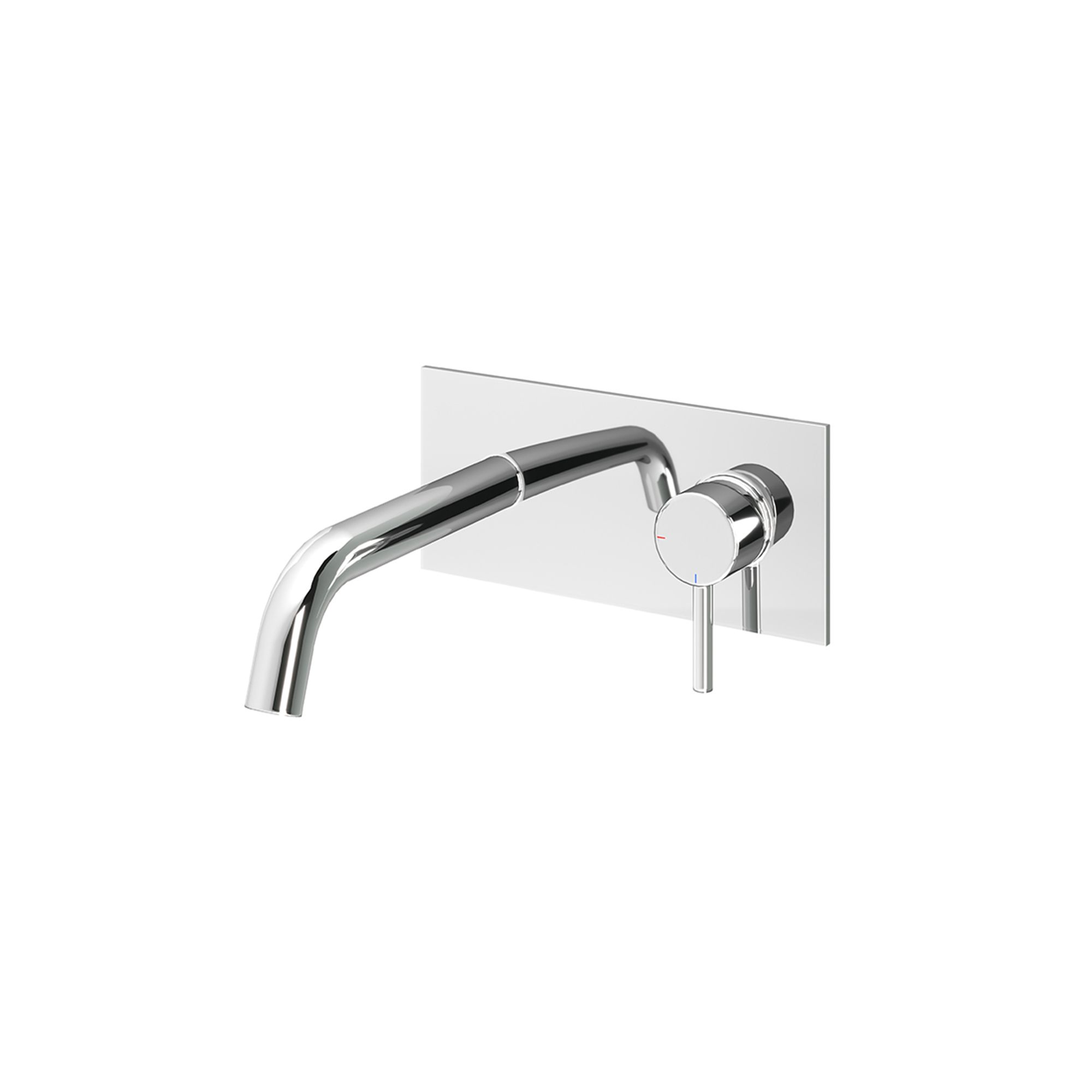 Aquadry Oria Chrome Effect Wall Mono Mixer Tap Price Comparisons | Compare The Build