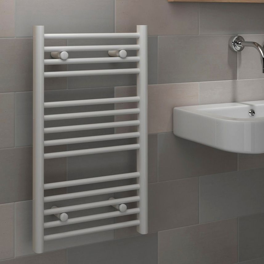 Kudox 279W Electric White Towel Warmer (H)700mm (W)400mm | Compare The Build