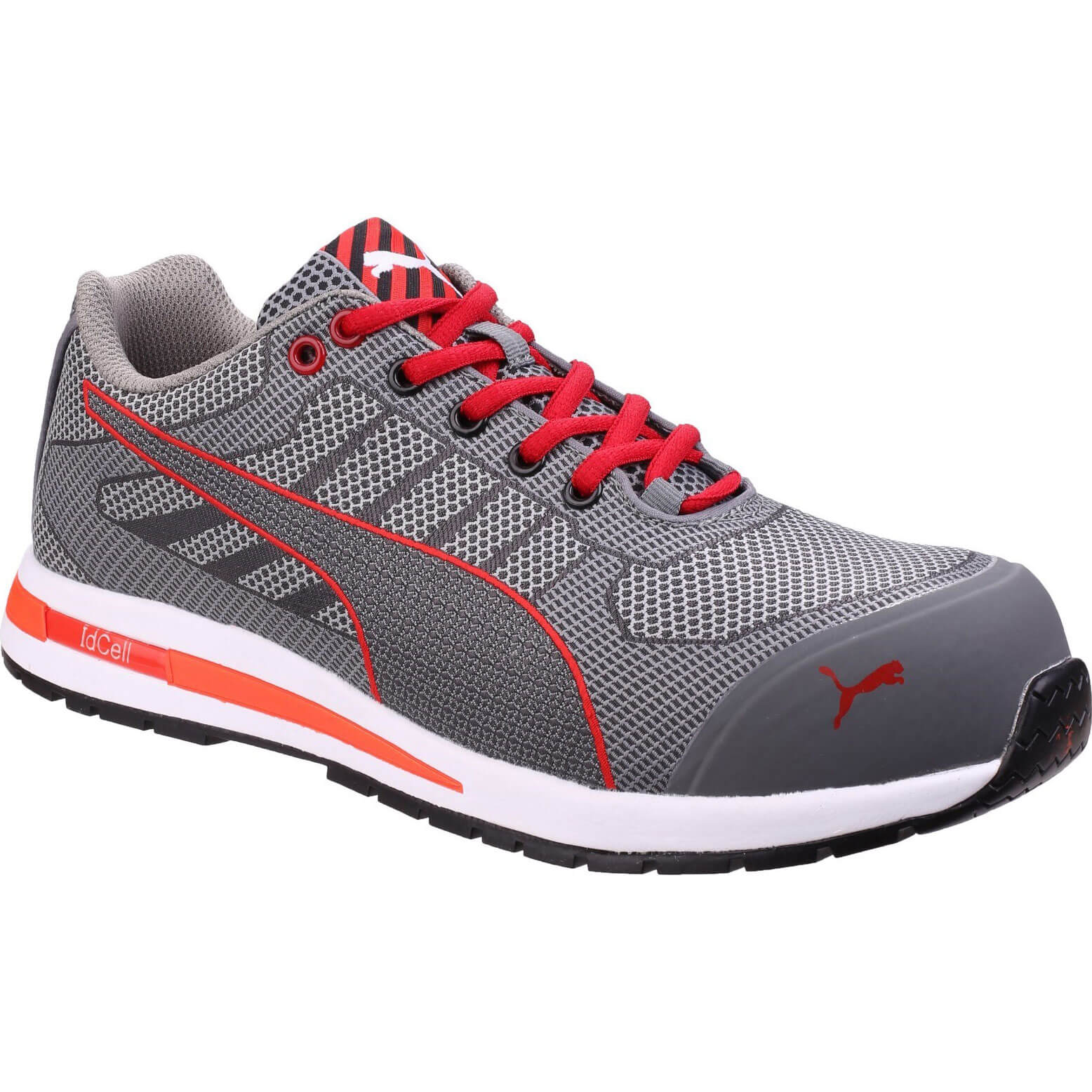 Puma Safety Xelerate Knit Low Safety Trainer Grey Size 10.5 Price Comparisons | Compare The Build