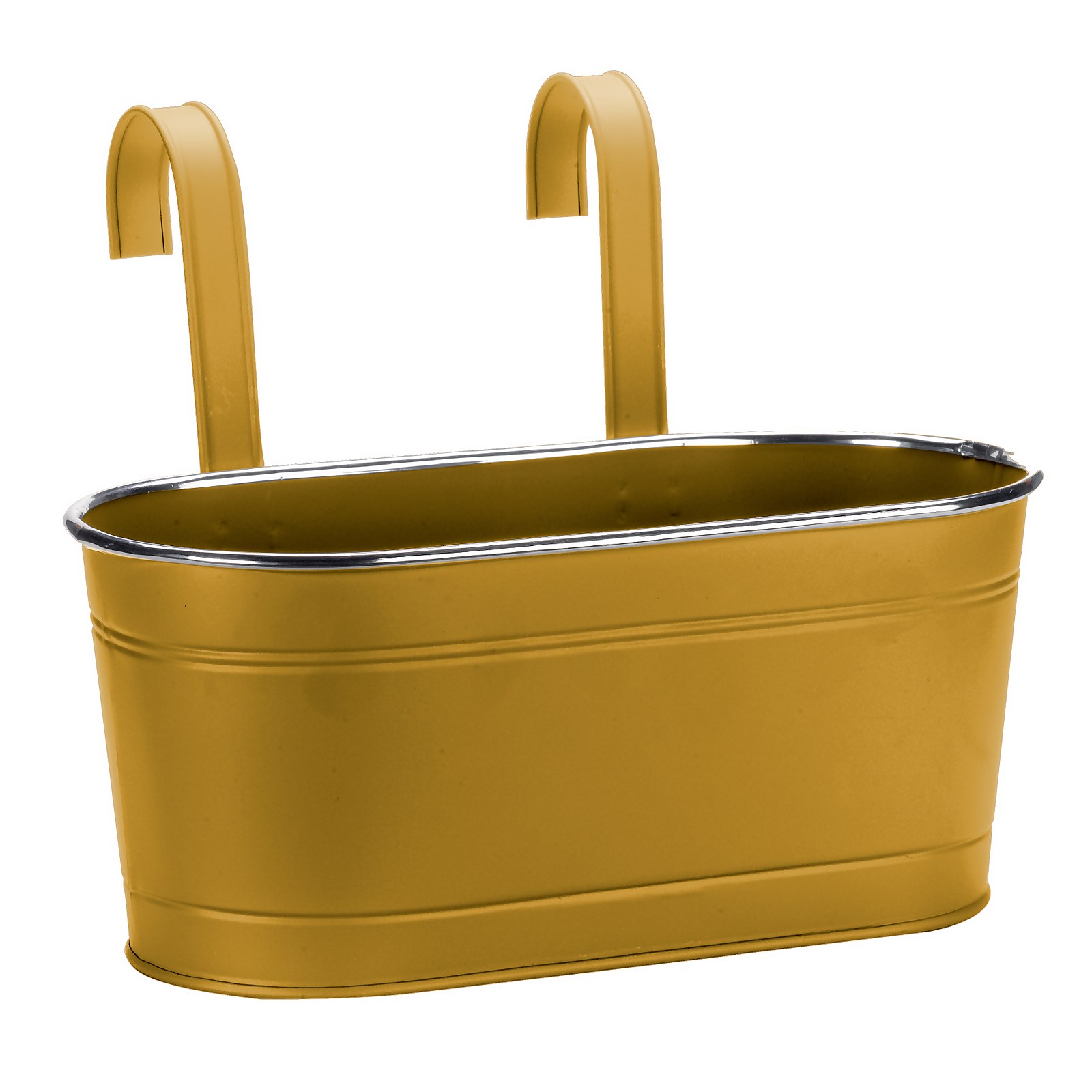 12in Fence and Balcony Hanging Planter - Mustard Price Comparisons | Compare The Build