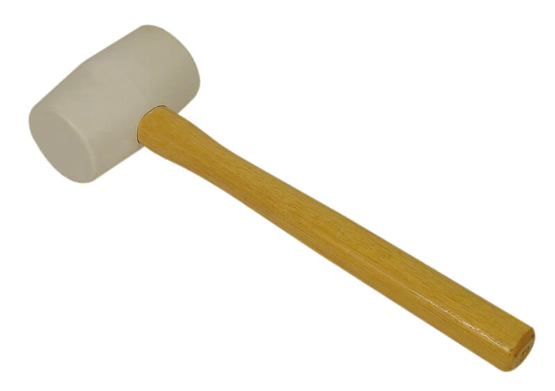Rubber Mallet - 70mm White Price Comparisons | Compare The Build