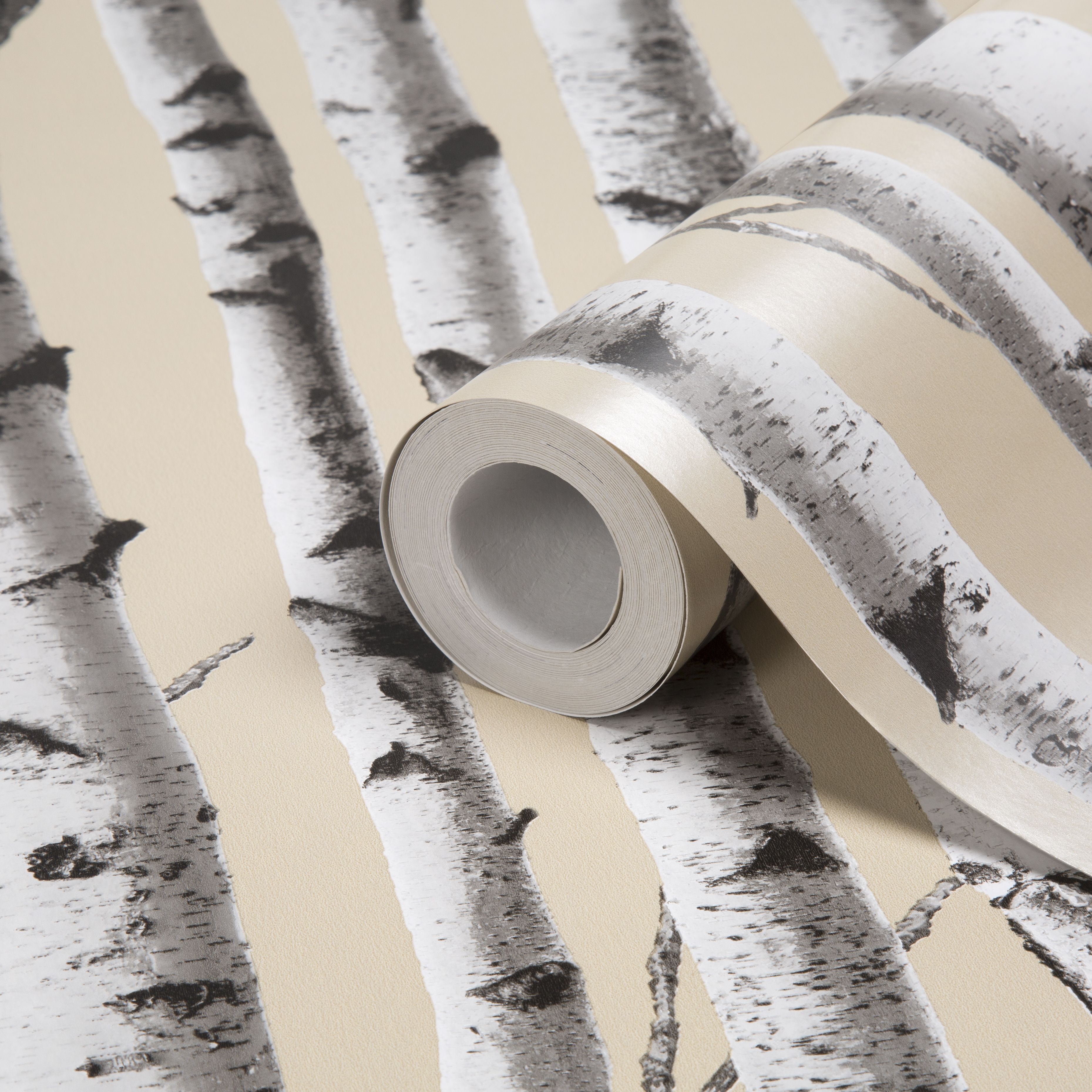 Colours Birchfield Trees Mica Effect Wallpaper Price Comparisons | Compare The Build