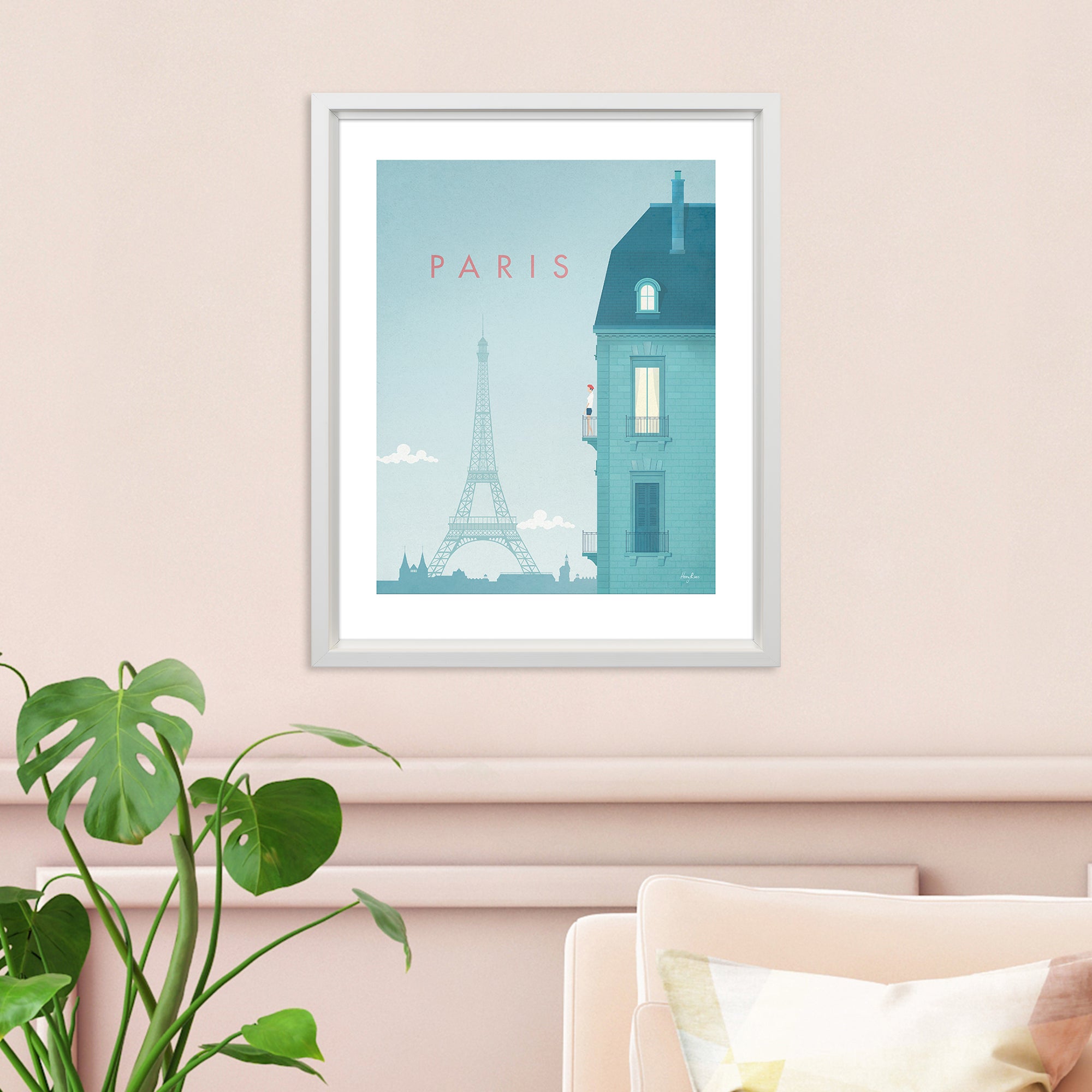 The Art Group Paris Framed Print Blue | Compare The Build