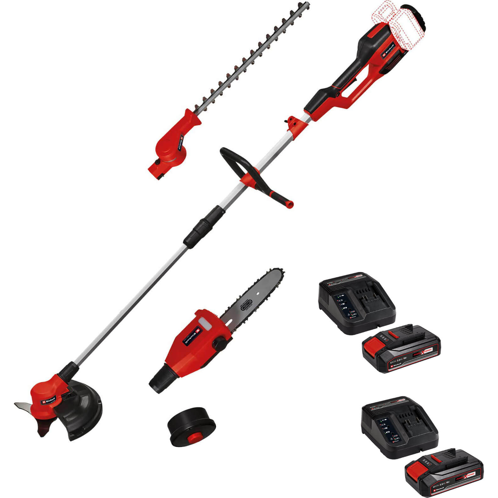 Einhell GE-LM 36/4in1 Li 36v Cordless Brushless High Reach Multi Tool 2 x 2.5ah Li-ion Charger Price Comparisons | Compare The Build