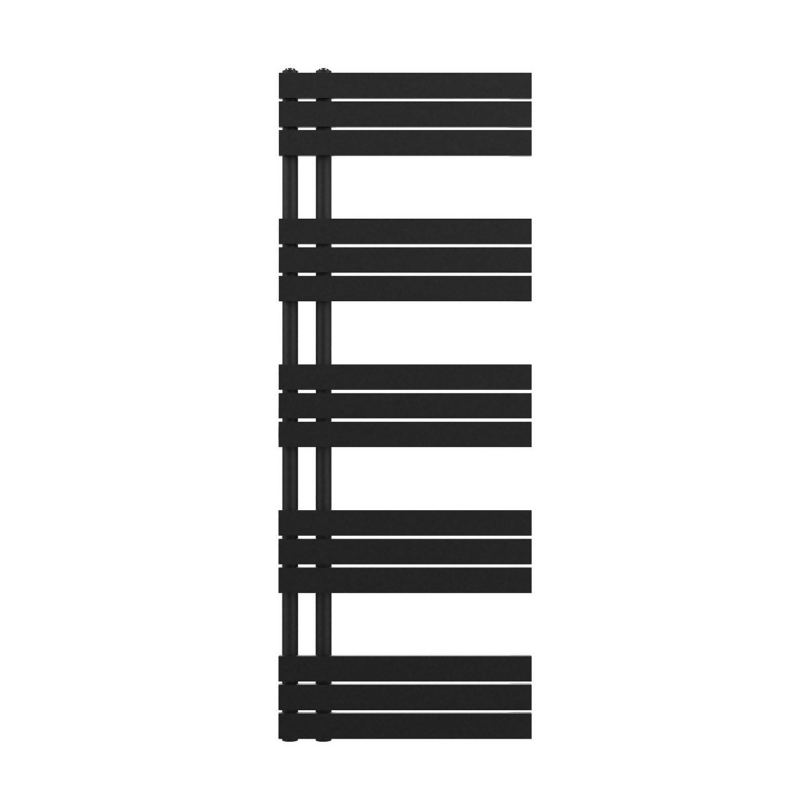 VURTU3 Vertical Single Panel Radiator 1600mm x 600mm - Black | Compare The Build