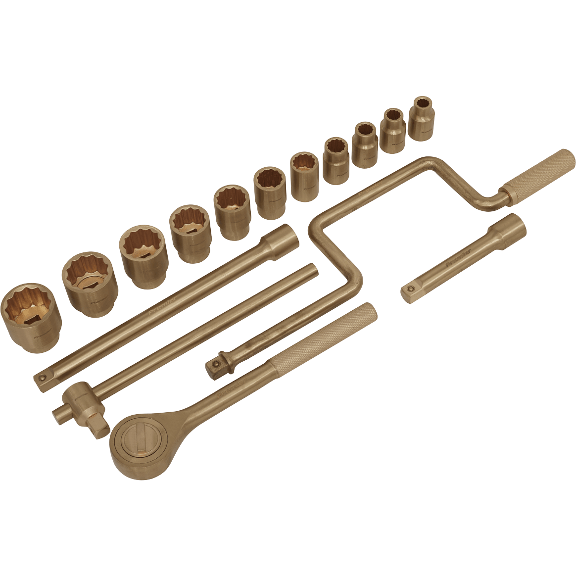 Sealey 17 Piece 1/2" Drive Non Sparking Socket Set 1/2" Price Comparisons | Compare The Build