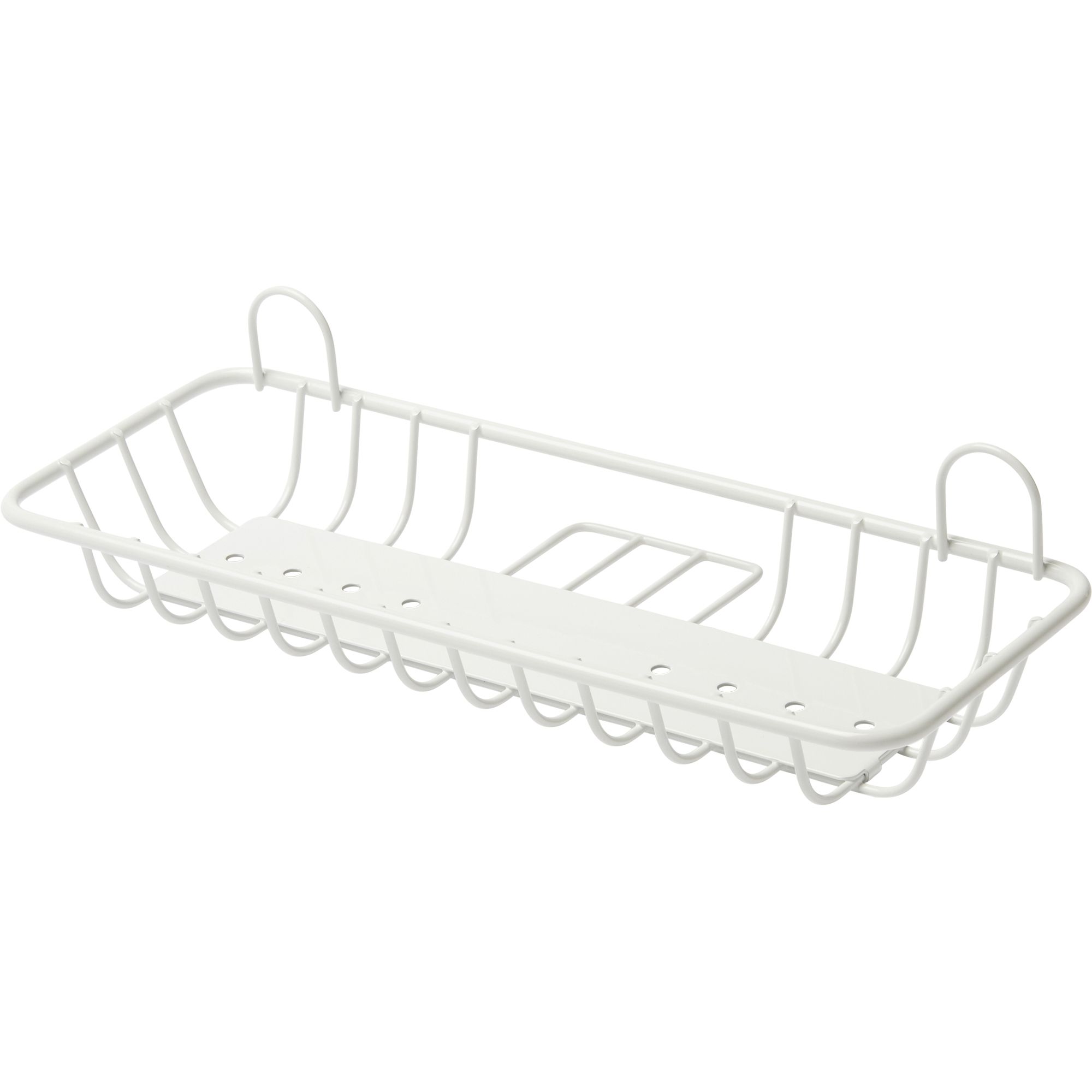 GoodHome Koros Steel White Basket | Compare The Build