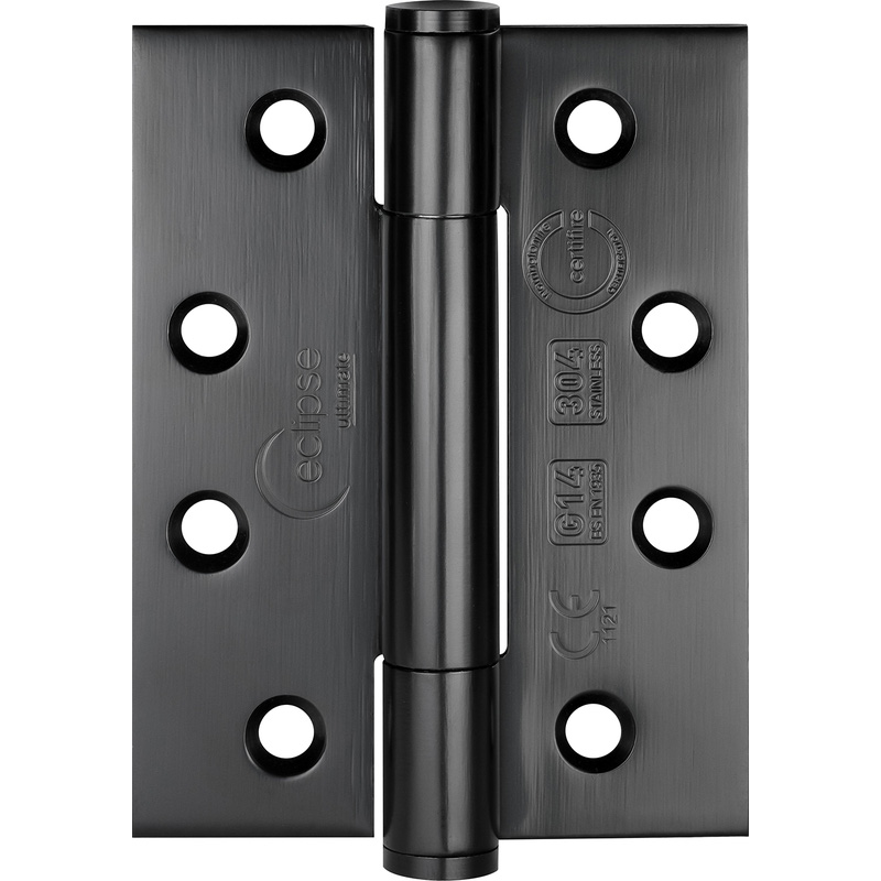 Eclipse Grade 14 Concealed Bearing Hinge Matt (2 Pack) in Black Stainless Steel Price Comparisons | Compare The Build