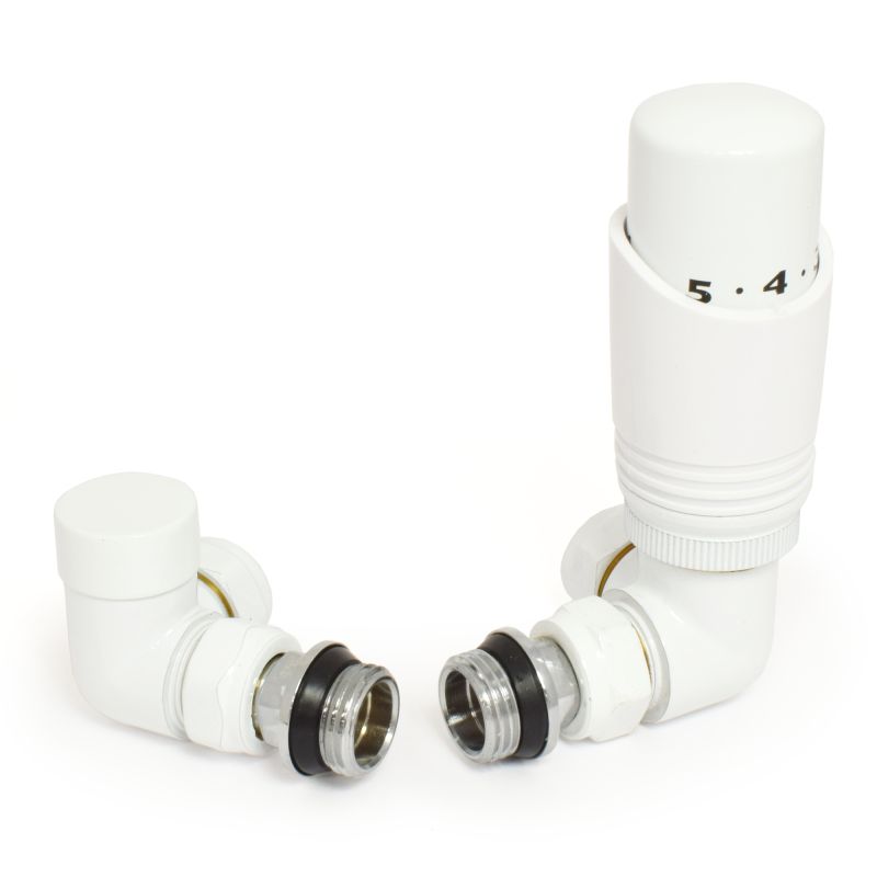 West Thermostatic Valves, Delta, White Corner | Compare The Build