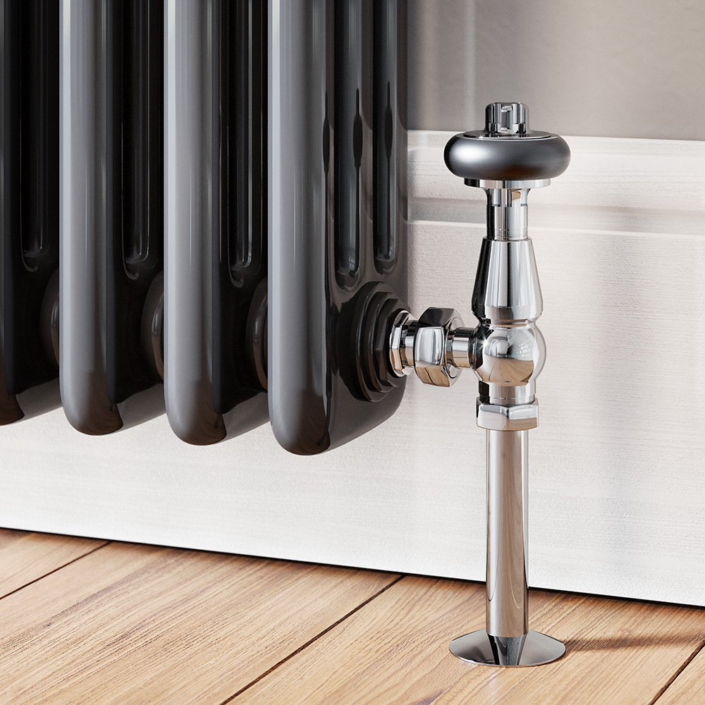 Trade Direct Thermostatic Valves, Traditional Wooden Head, Chrome Angled Price Comparisons | Compare The Build