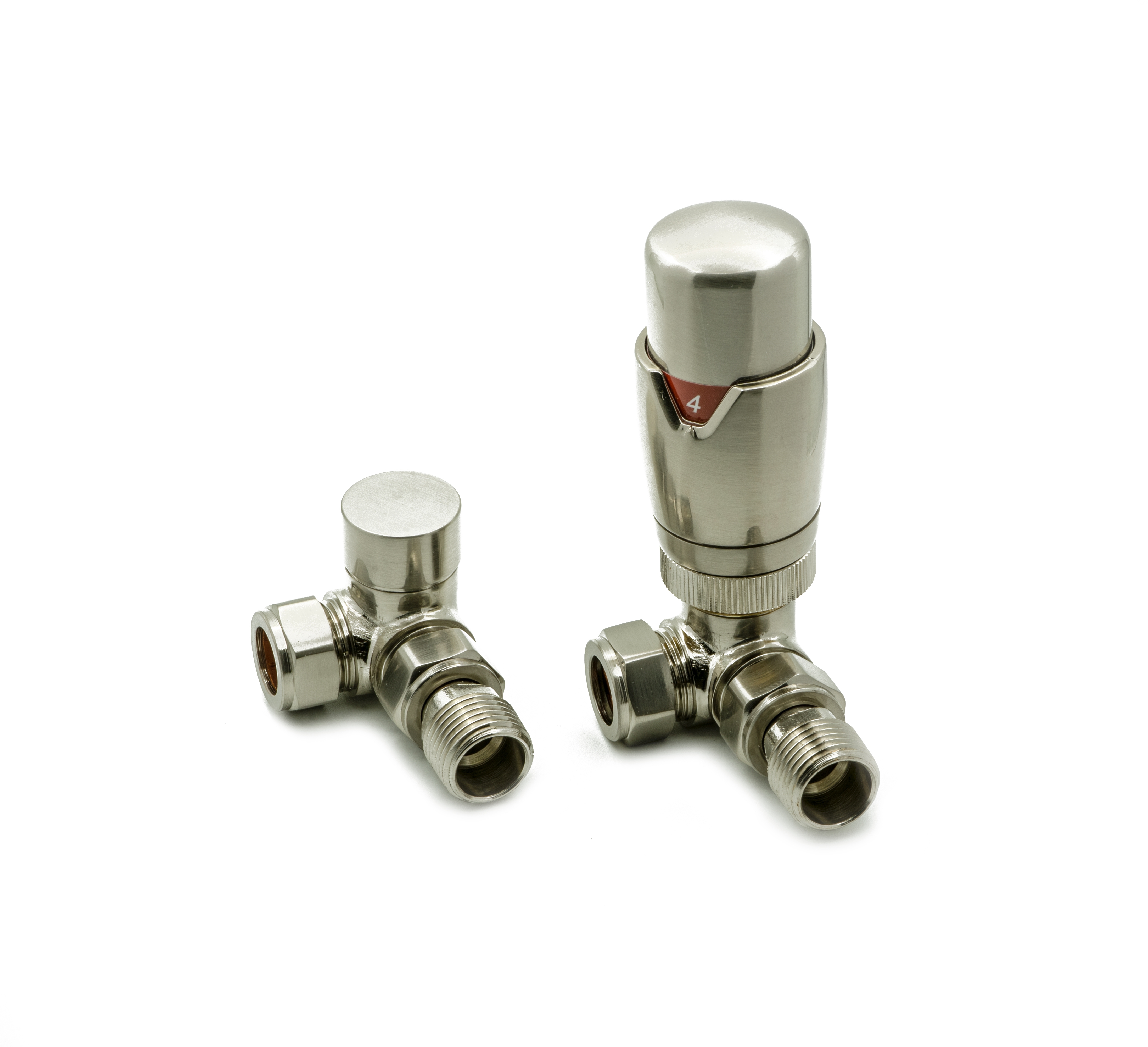 Reina Thermostatic Valves, Modal, Nickel Corner Price Comparisons | Compare The Build