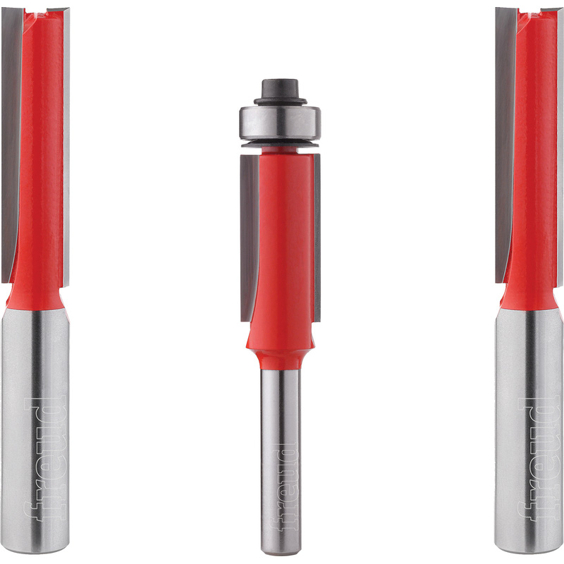 Freud Kitchen Fitter Router Bit Set: 1/2" Straight & 1/4" Flush Trim 3 Piece Resin Price Comparisons | Compare The Build