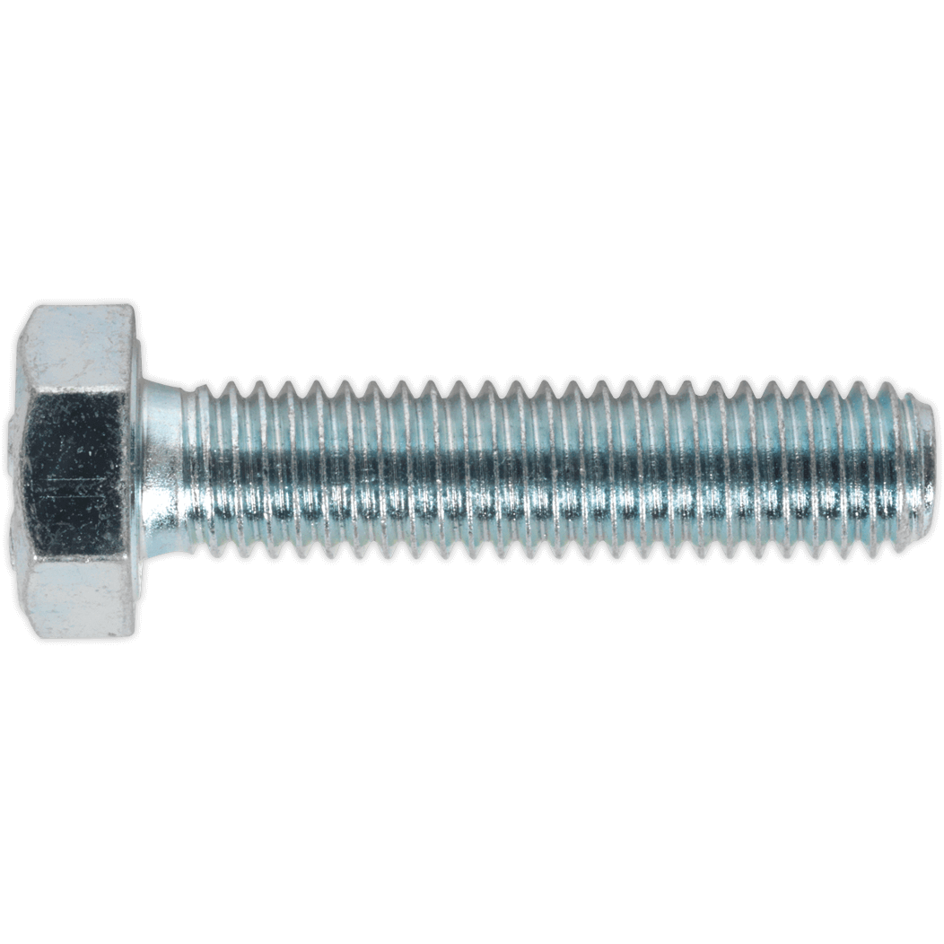 Sealey Zinc Plated 8.8 Steel Din 933 HT Setscrews M8 35mm Pack of 50 Price Comparisons | Compare The Build