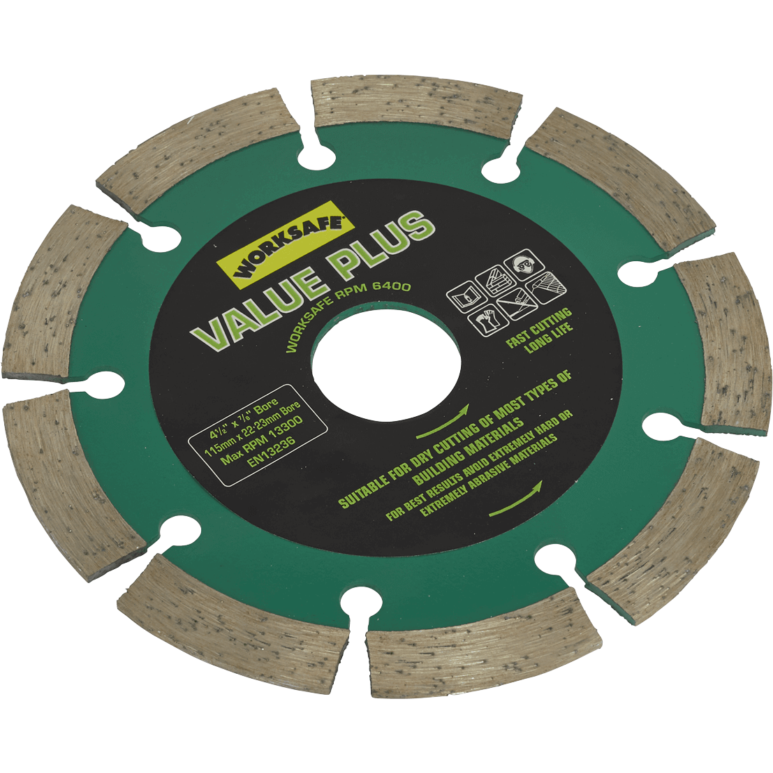 Sealey Value Plus Segmented Diamond Cutting Disc 115mm 22mm | Compare The Build