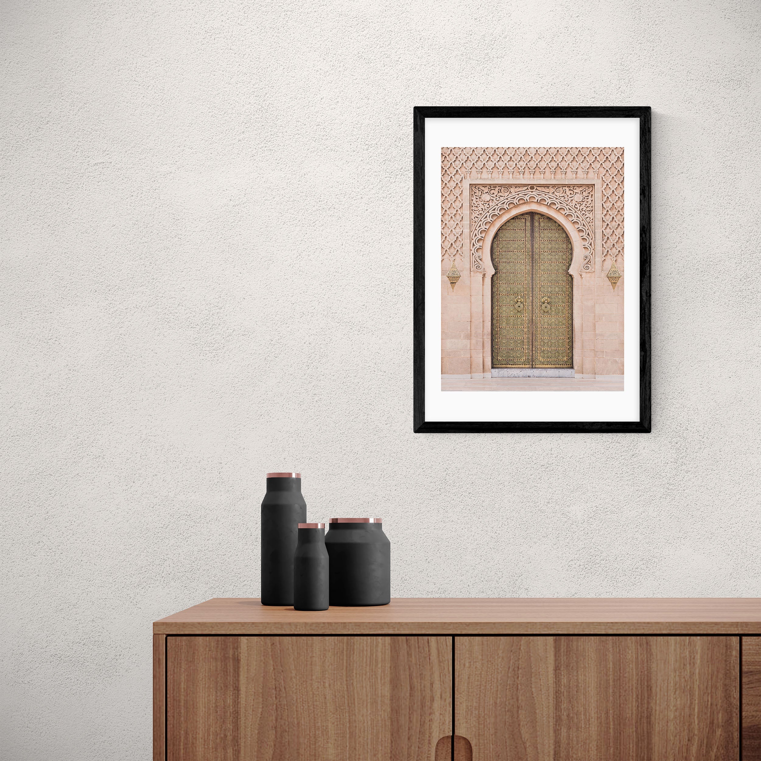 East End Prints Moroccan Door Print Pink | Compare The Build