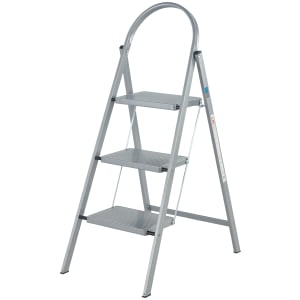 Werner 3 Step Grey Stepstool | Compare The Build