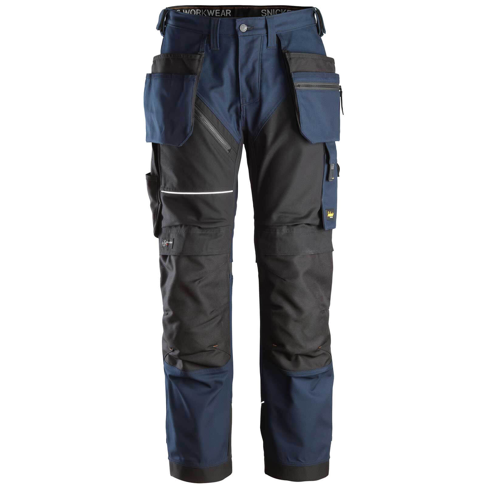 Snickers 6214 Ruff Work Canvas Trousers Holster Pockets Navy / Black 36" 32" Price Comparisons | Compare The Build