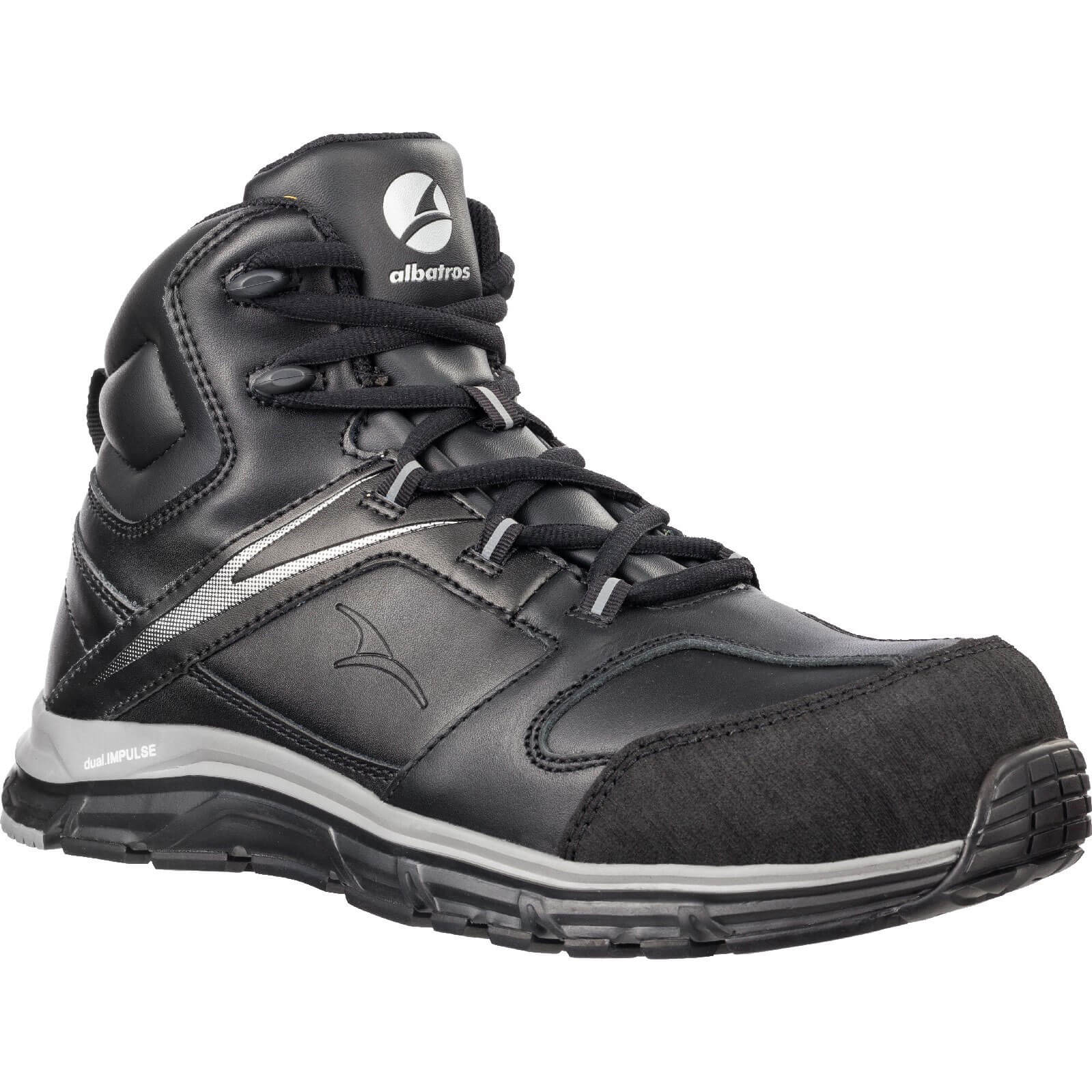 Albatros Mens Vigor Impulse Mid Safety Boots Black Size 10 Price Comparisons | Compare The Build