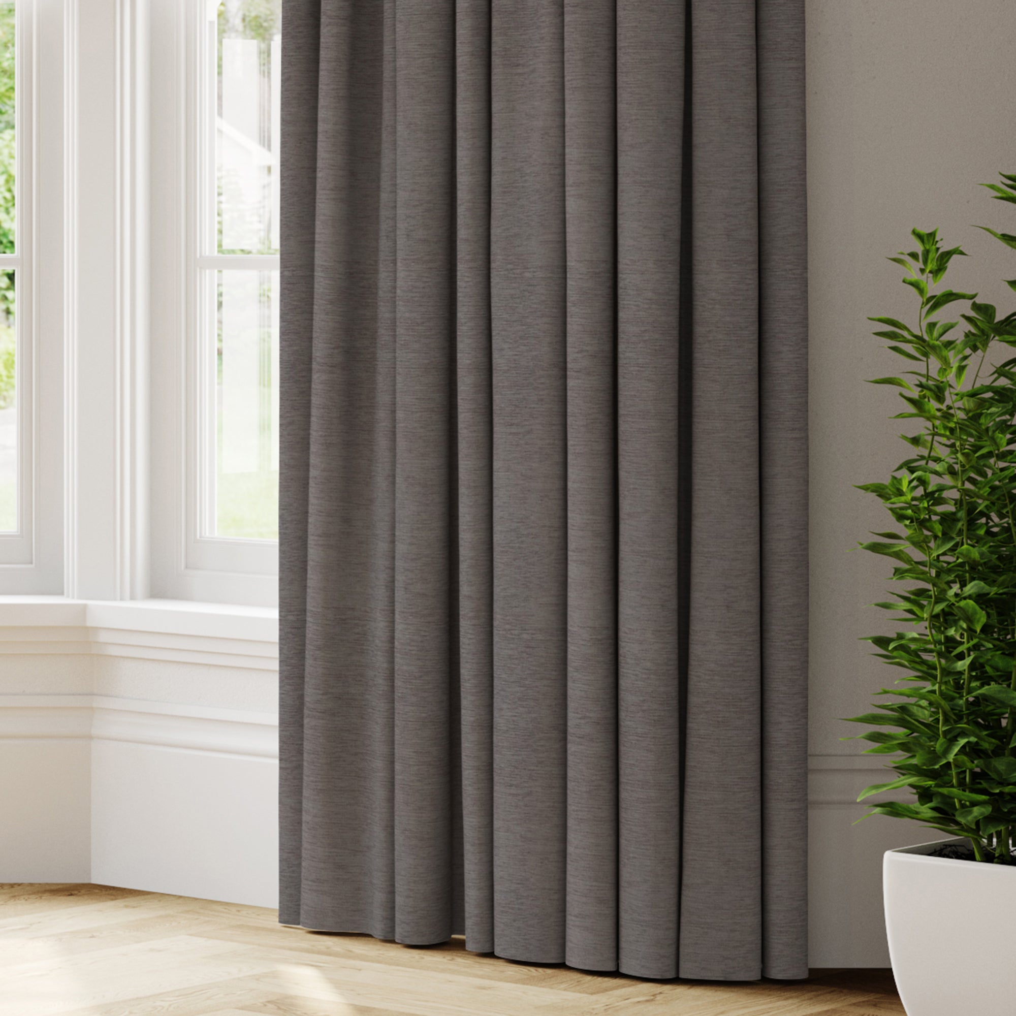 Kensington Made to Measure Curtains Grey Price Comparisons | Compare The Build