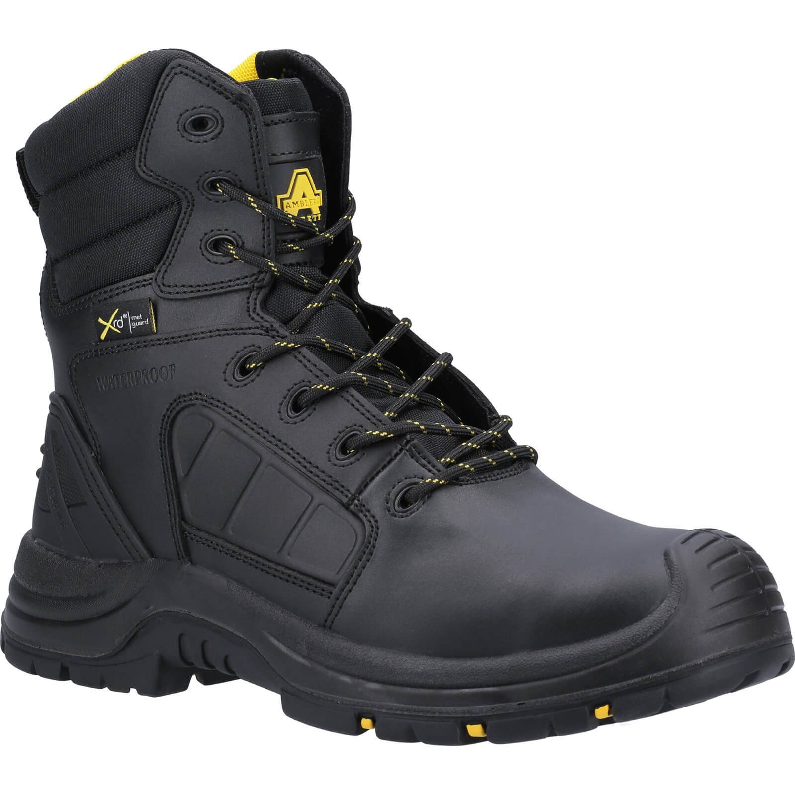 Amblers Safety AS350C Berwyn Hi-Leg Waterproof Metal Free Metatarsal Safety Boot Black Size 8 Price Comparisons | Compare The Build