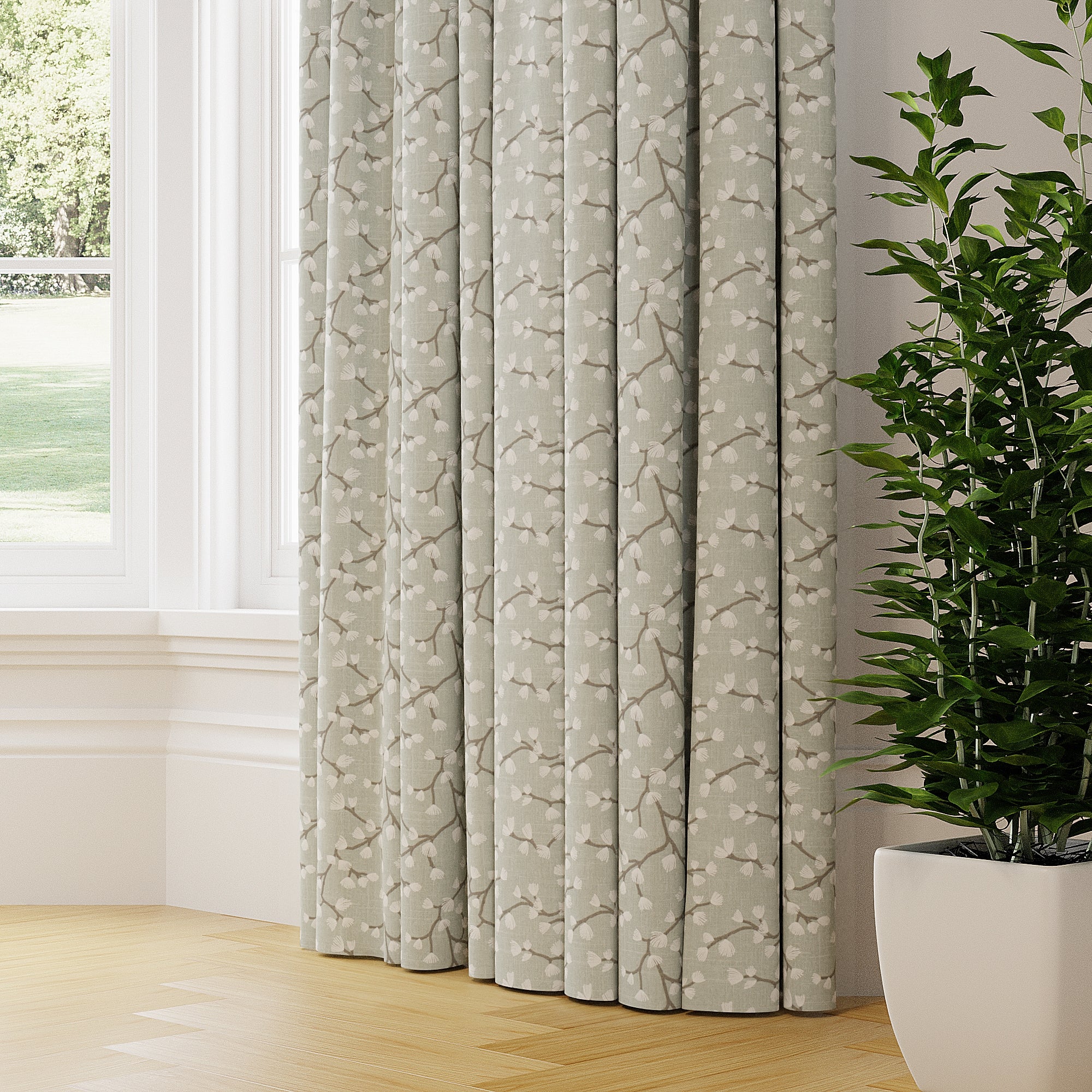 Myla Made to Measure Curtains Myla Printed Seafoam Price Comparisons | Compare The Build