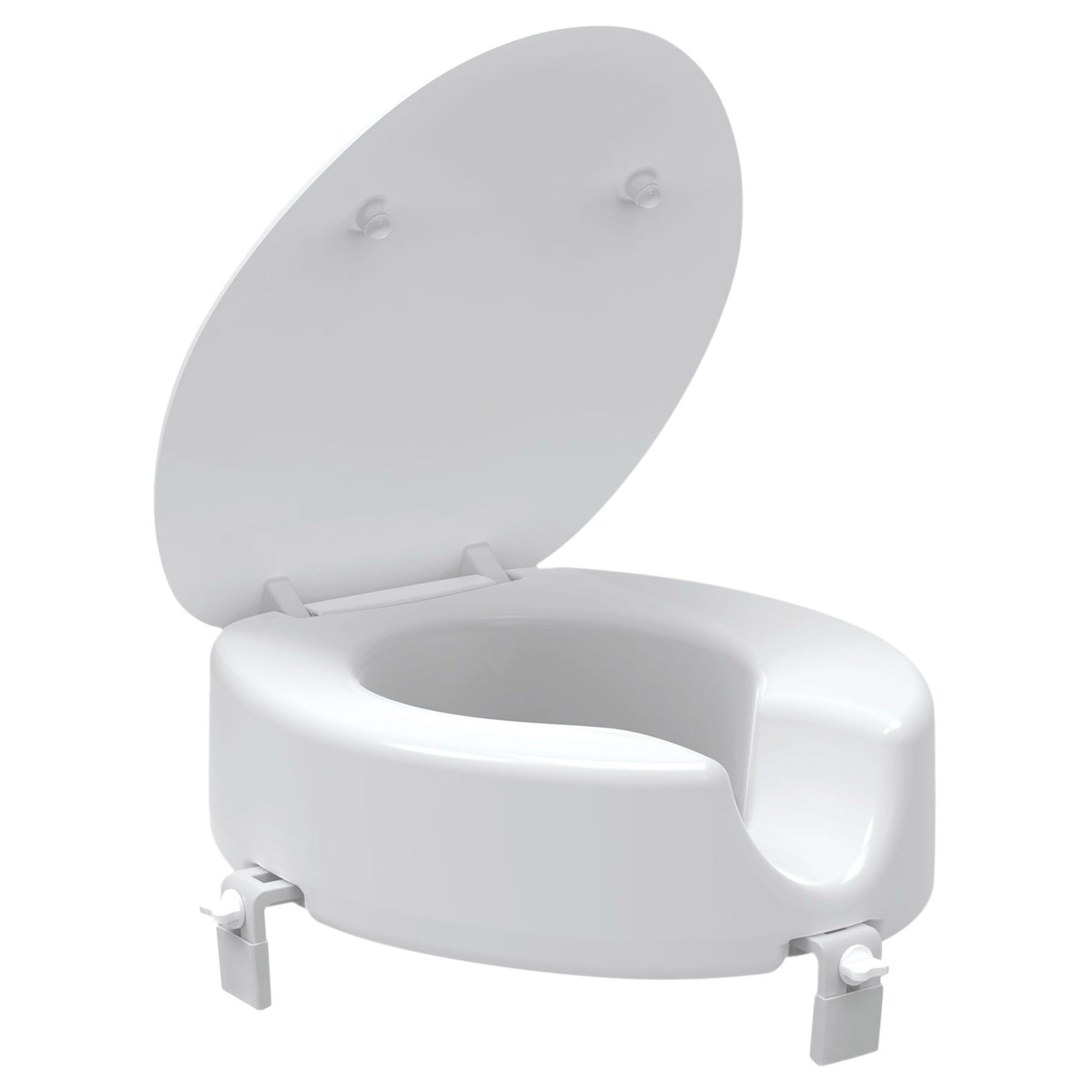 Evekare White Raised Standard Close Toilet Seat | Compare The Build